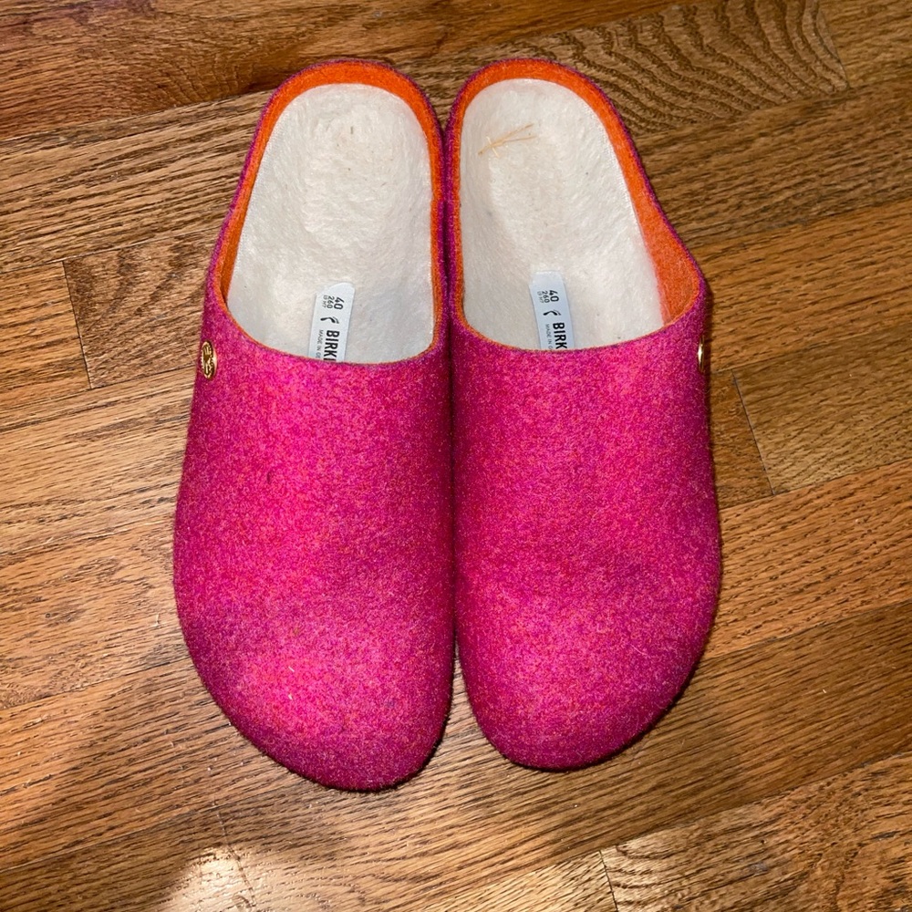 Birkenstock Kaprun Wool Felt Clog - Pink